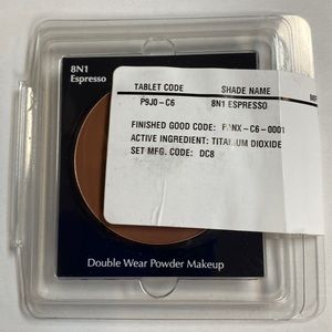 New Estée Lauder Double Wear Powder Makeup in 8N1 ESPRESSO Tester
